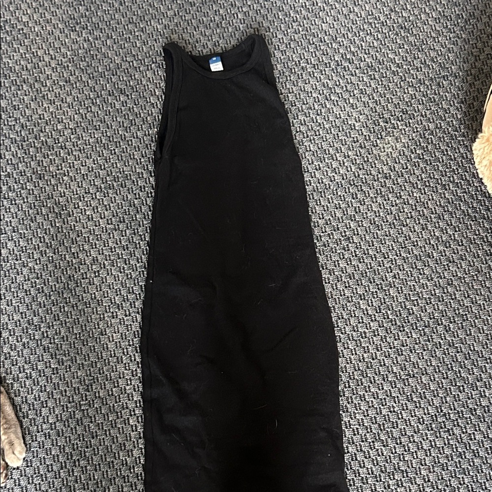 Old Navy Black Sleeveless Maxi Dress